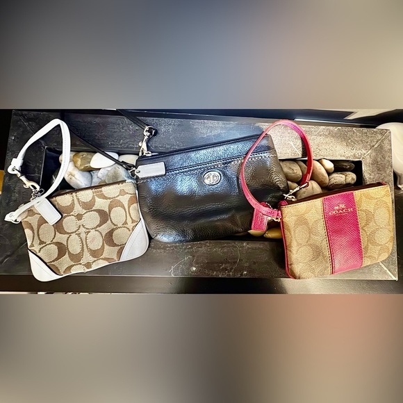 Coach Handbags - Coach Wristlets set of 3